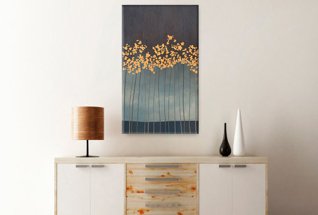 Tableau With Gold Leaf