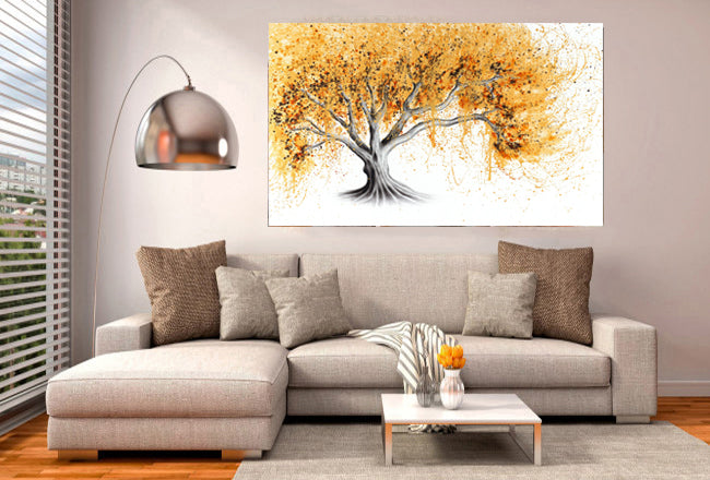 Tableau Golden Glow Tree